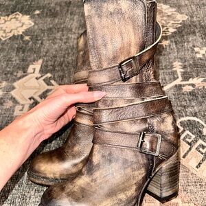 Freebird Barker Leather Heeled Boots
